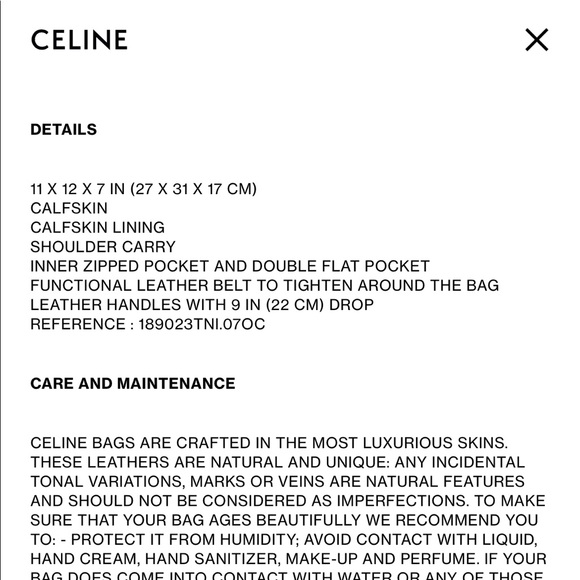 π₯π₯SOLDπ₯π₯ Celine small cabas tote - Picture 12 of 12
